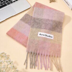 Acne Multicolor Wool Scarf